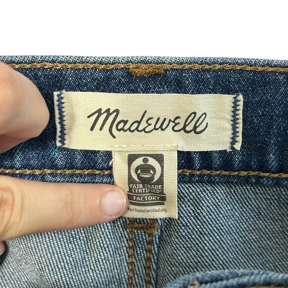 Madewell '90s Straight High Rise Jeans NWT Women's Sz 27 Boylan Wash Full Length - Picture 5 of 7